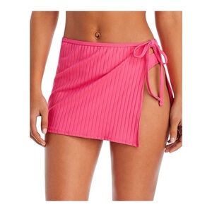 Solid & Striped The Swim Skirt in Hot Pink NWT